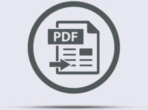 ikona konverze do PDF dokumentu